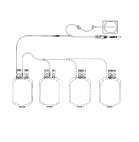 Single Blood Pack Unit Fenwal 450mL (10pk) Sample Diversion System