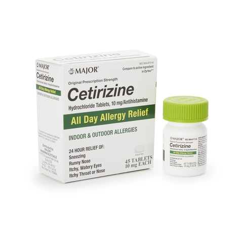 Cetirizine HCL, TAB 10mg - 45/Bottle
