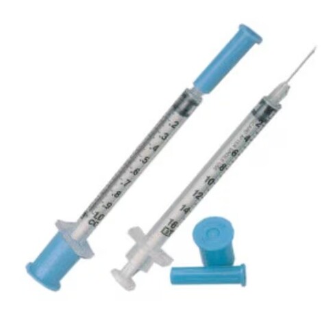 TB Tuberculin Syringe/Needle 25gx1