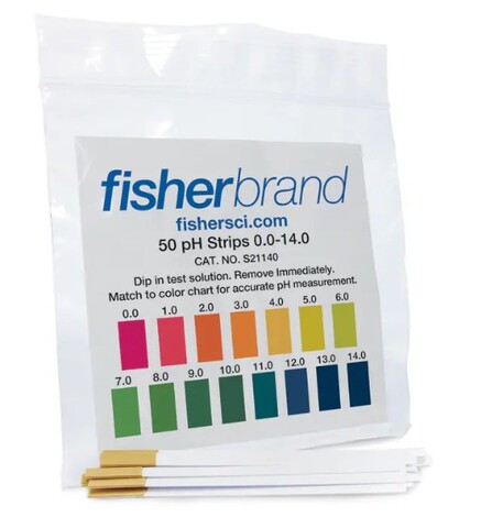 pH Test Strip 1.0 - 14.0 (50/PK)