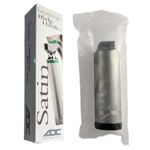 Satin™ Bipolar Reusable Laryngoscope Handle, Stubby, AA Batteries